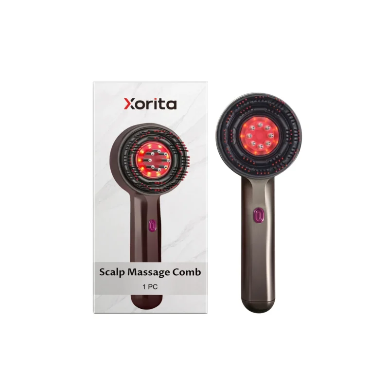 Xorita 2nd Gen Electric Scalp Massage Comb for Scalp Care & Hair Softening