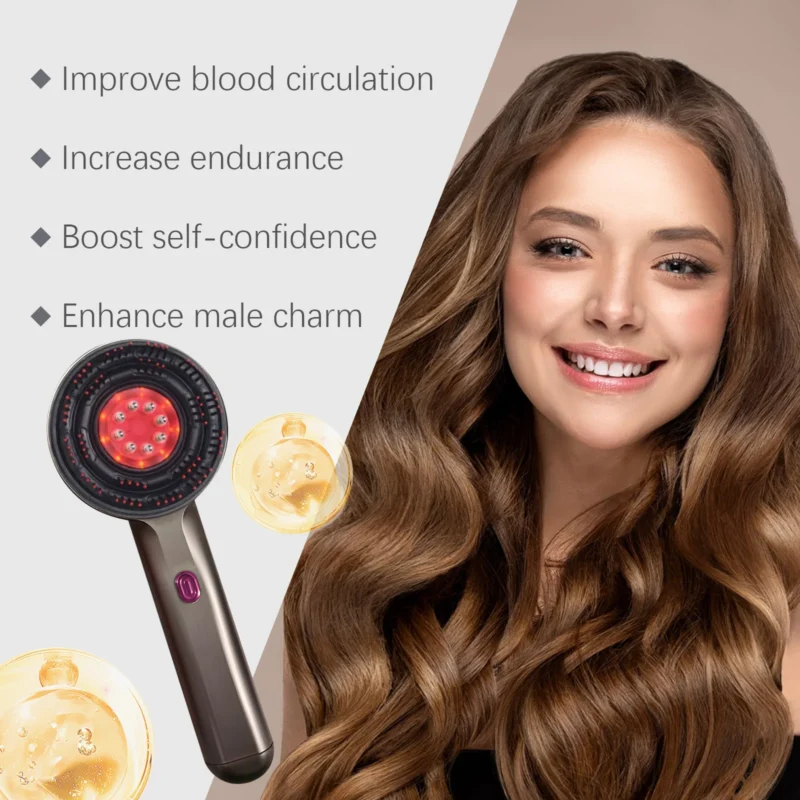 Xorita 2nd Gen Electric Scalp Massage Comb for Scalp Care & Hair Softening - Image 3