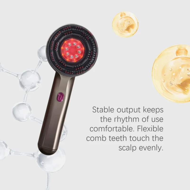 Xorita 2nd Gen Electric Scalp Massage Comb for Scalp Care & Hair Softening - Image 4