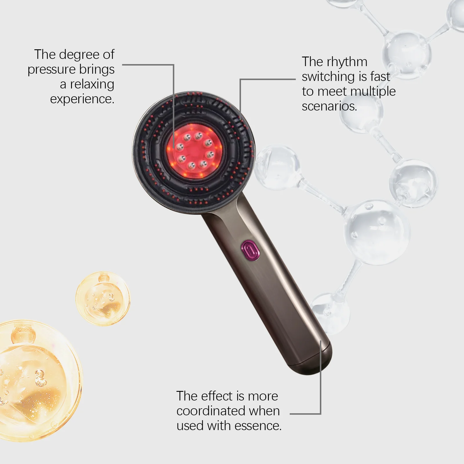 xorita 2nd gen electric scalp massage comb Xor HX 04 46