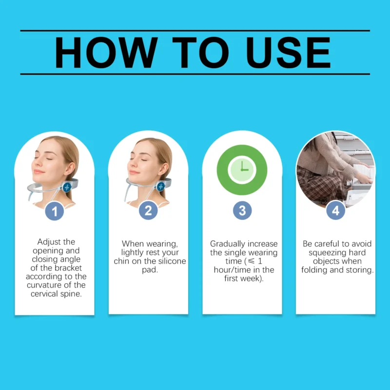 Xorita Adjustable Neck Support for Mobile Phone Users - Lightweight Folding Design - Image 6