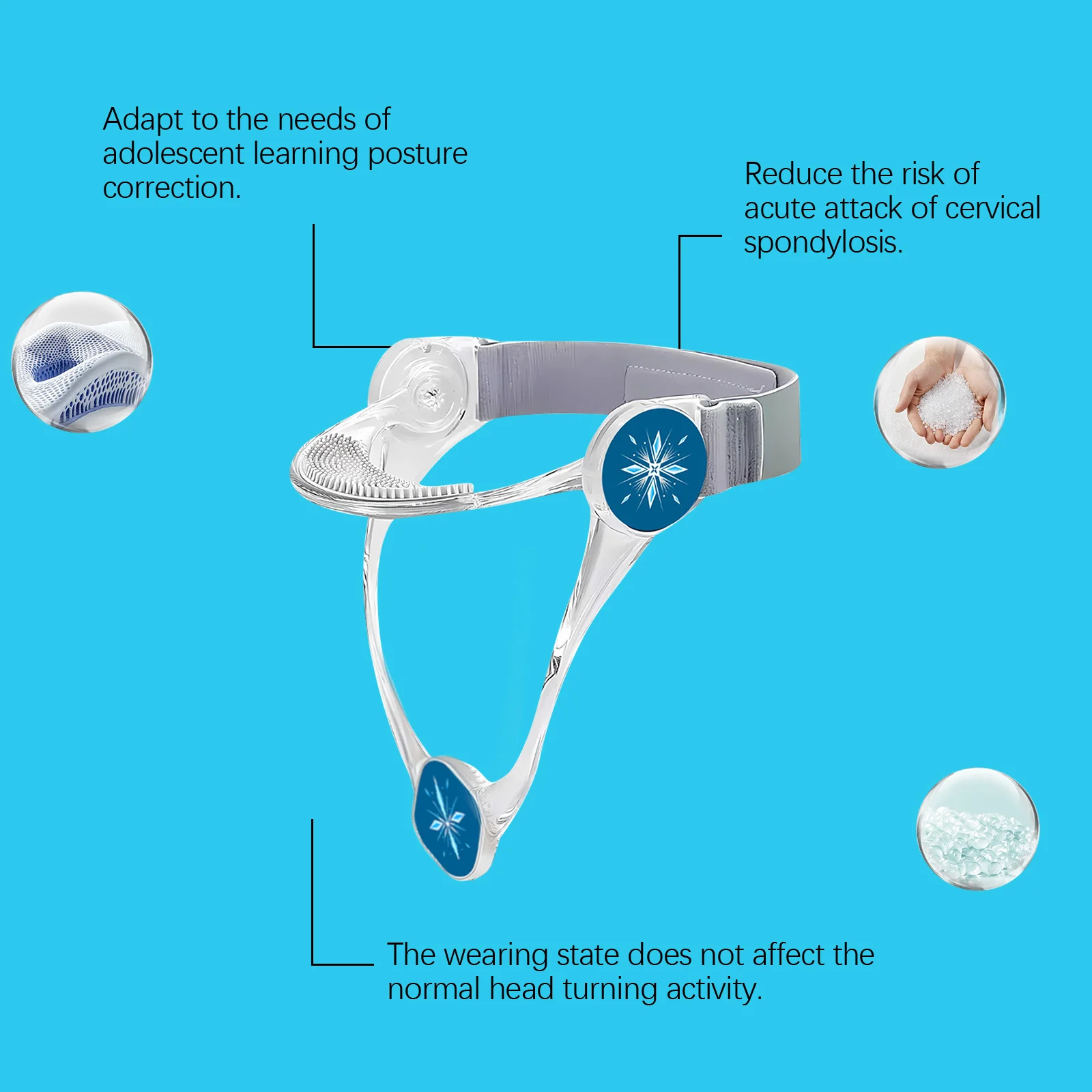 xorita adjustable neck support lightweight folding Xor HX 13 134