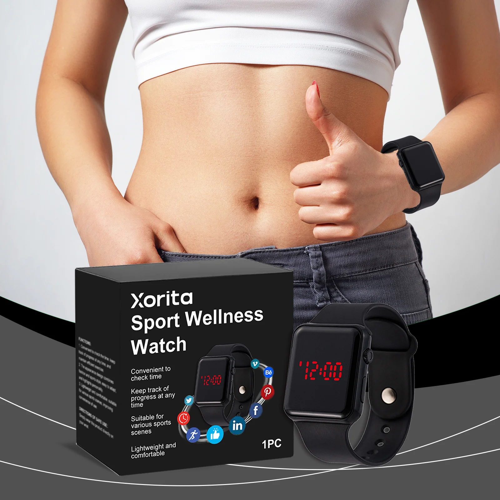 xorita balanced lightweight sports watch Xor HX 08 79