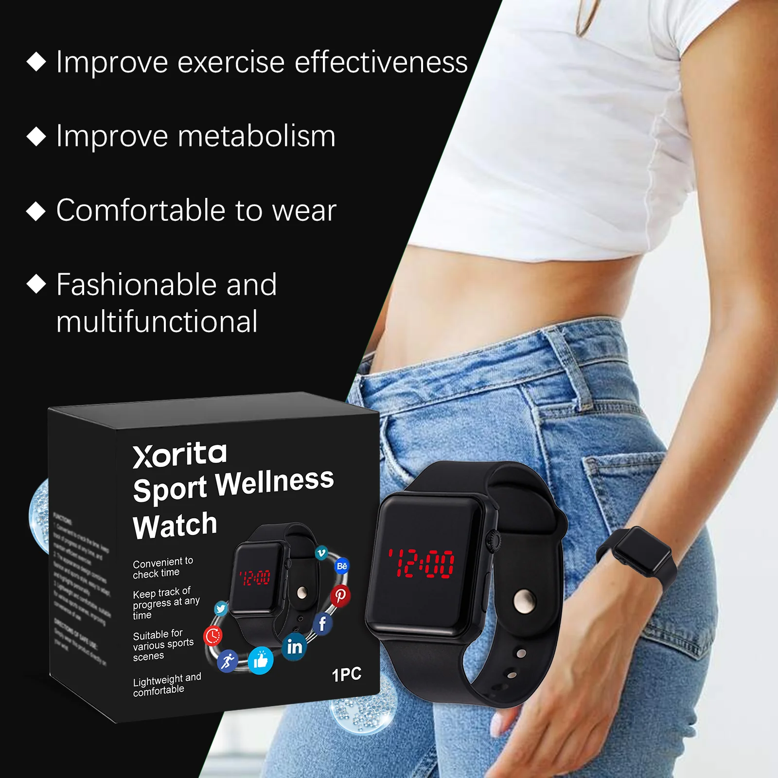 xorita balanced lightweight sports watch Xor HX 08 80