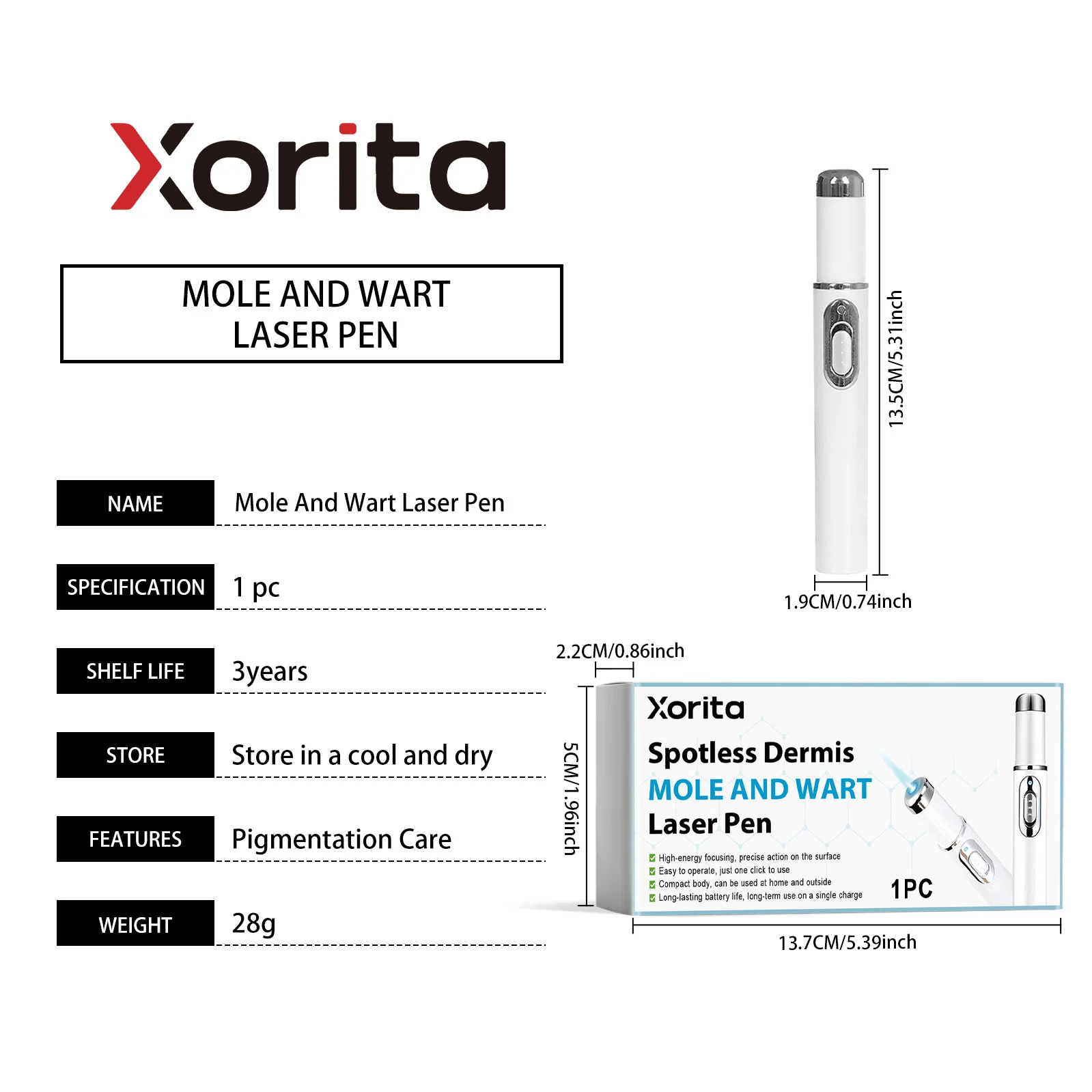 xorita portable blue light skin care pen Xor HX 11 117