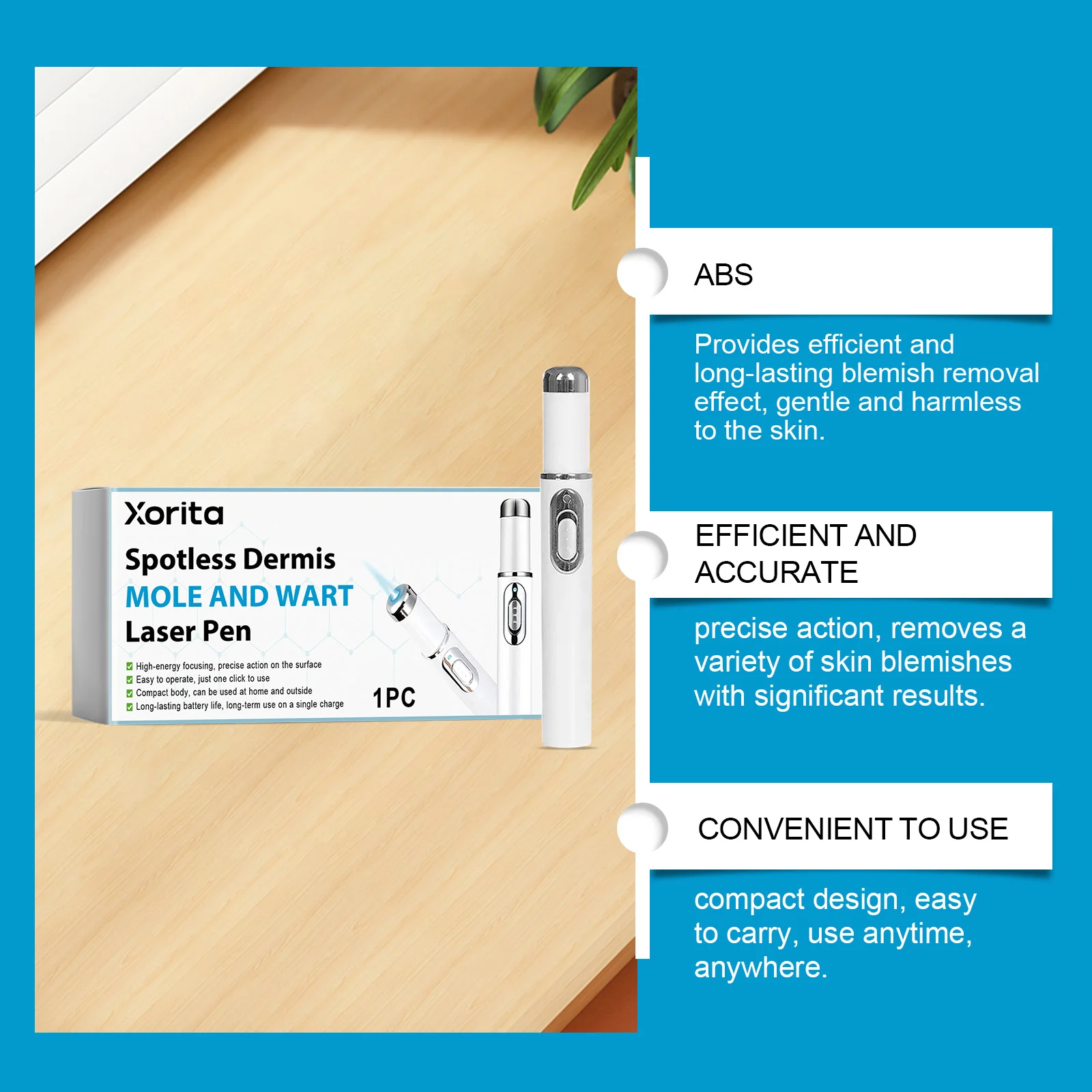 xorita portable blue light skin care pen Xor HX 11 120