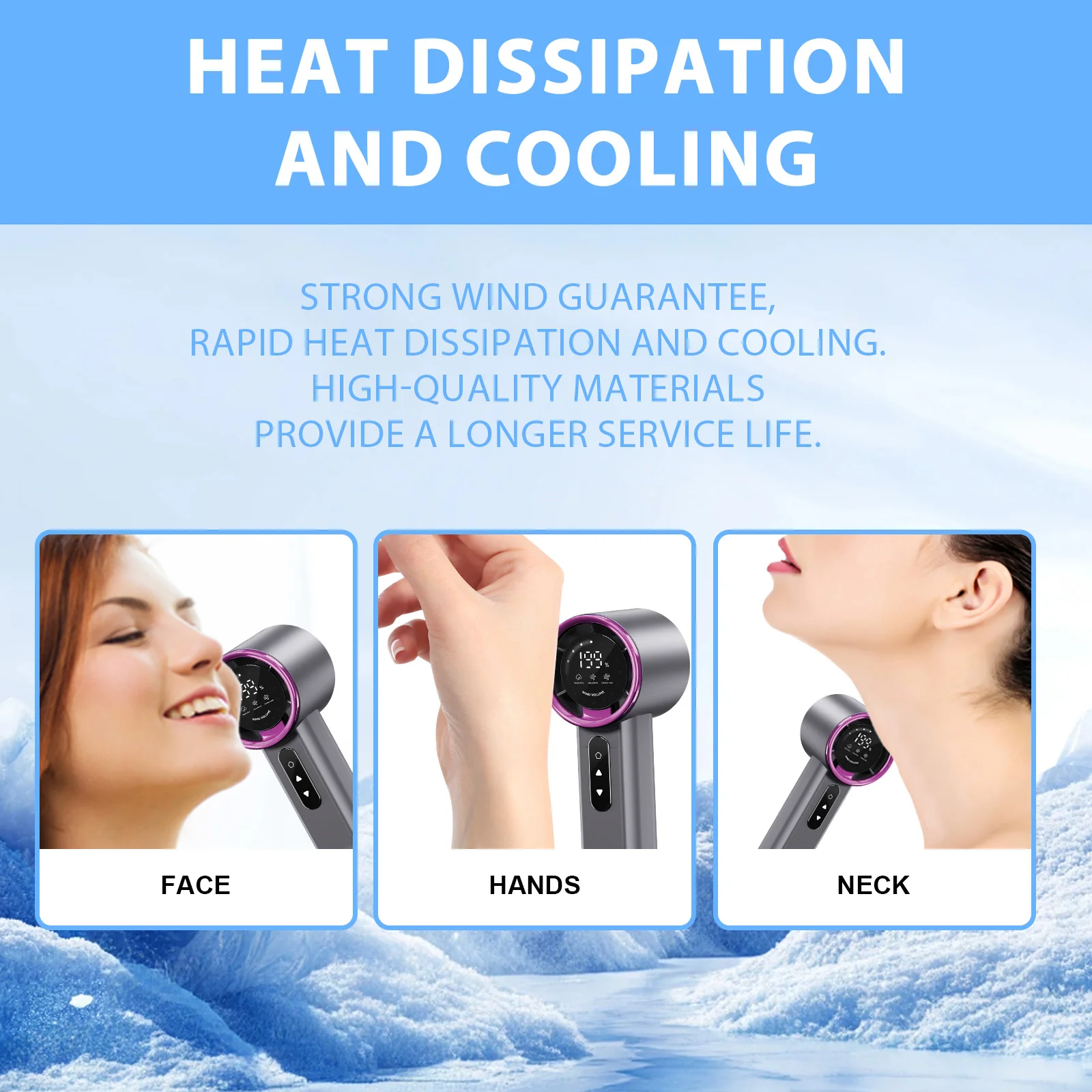 xorita purple handheld fan Xor HX 01 16