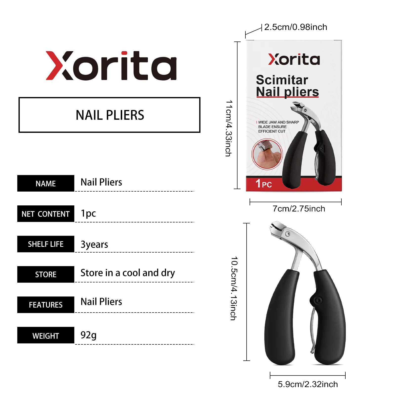 xorita splash proof elbow nail pliers Xor HX 09 90